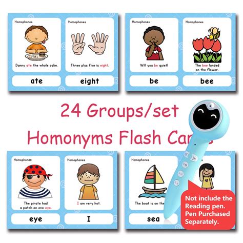 homonyms cards let's grow smart|Interactive Word Wall .